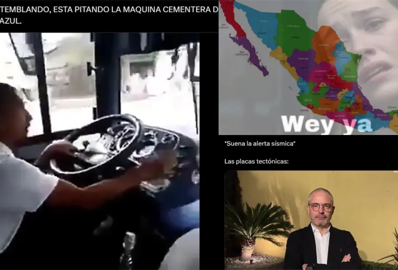 La Ciudad de M&eacute;xico y sus habitantes se convirtieron en v&iacute;ctima de los memes luego de que sonara la alerta s&iacute;smica.