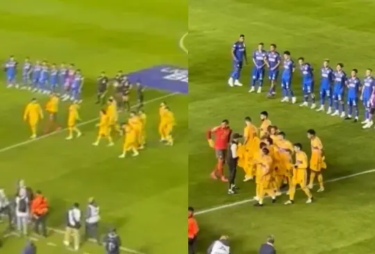 Tigres realizó un acto de anti fair play con Cruz Azul