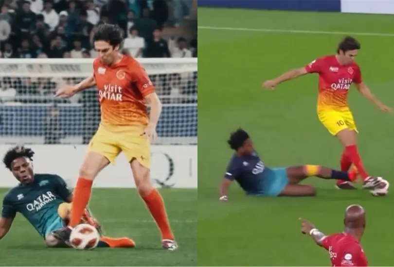 La dura entrada no pas&oacute; desapercibida mediante redes sociales donde criticaron al creador de contenido.