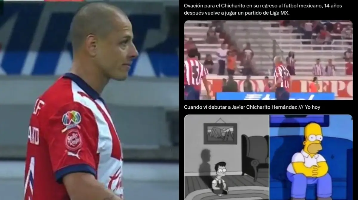 Javier 'Chicharito' Hernández regresó a las canchas de la Liga MX.