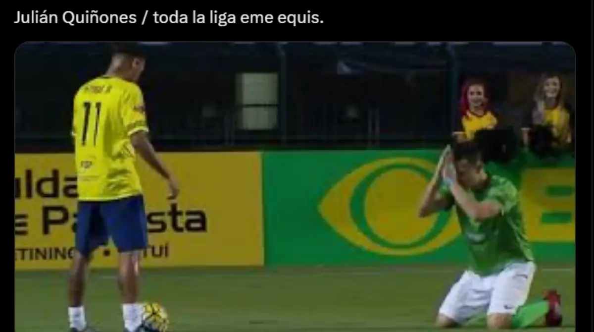 Julián Quiñones protagoniza los memes por su hat-trick anulado en el América vs Cruz Azul