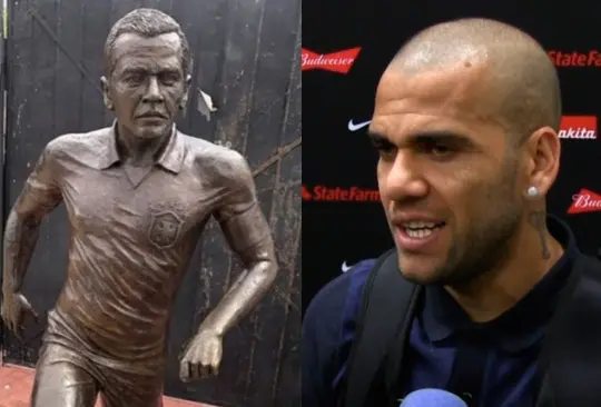 Una estatua de Dani Alves será removida.