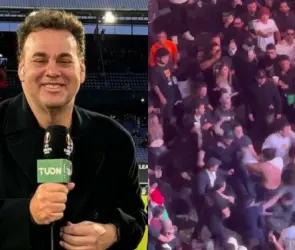 David Faitelson estalla contra la UFC por pelea campal de aficionados