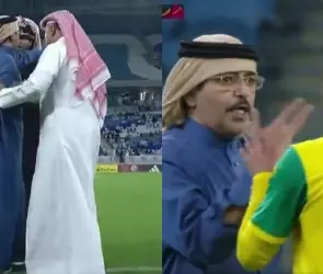 Presidente de equipo qatarí invade la cancha para reclamar un penal al árbitro, ¿qué le hizo?