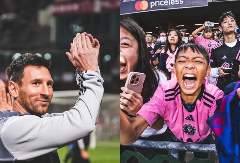 Lionel Messi fue abucheado y pateado por los fans asi&aacute;ticos.