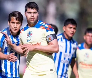 Néstor Araujo es víctima de burlas por fotografía jugando en la Sub-23 con América