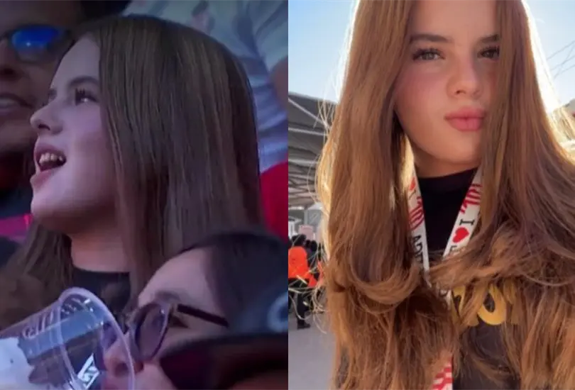 Usuarios no tardaron en dar con la identidad de la aficionada escarlata que se volvi&oacute; viral hace d&iacute;as.