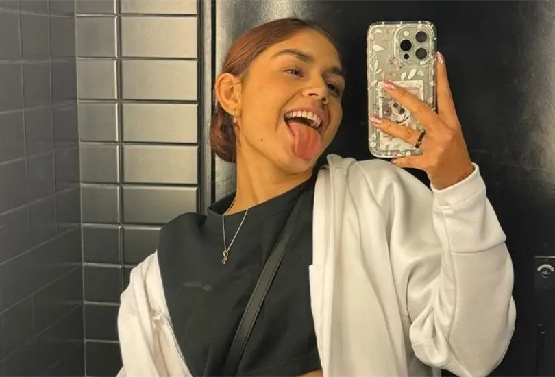 La futbolista no dud&oacute; en compartir el peculiar momento mediante su cuenta de TikTok.