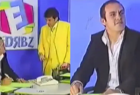 Derbez invitó al que era el goleador del momento a uno de sus programas para un breve sketch.