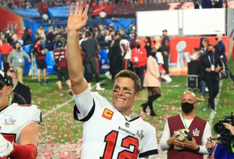 La &uacute;ltima vez que Tom Brady celebr&oacute; con esta frase fue en su Super Bowl Final con los Tampa Bay Buccaneers.