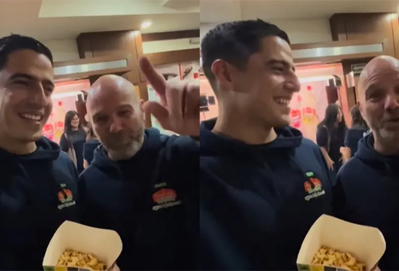 Andr&eacute;s Vaca comparti&oacute; una salida al cine con Luis Garc&iacute;a.