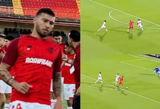 Juan Escobar tuvo un mal partido con Toluca en Concachampions.