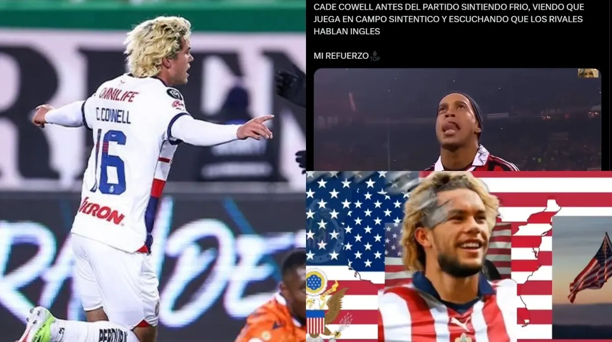 Cade Cowell finalmente anotó y se convirtió en protagonista de los memes tras el partido de Chivas vs Forge.