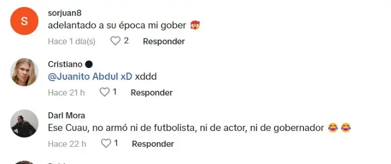 La gente aprovechó para burlarse un poco del 'Cuau'. Captura de pantalla