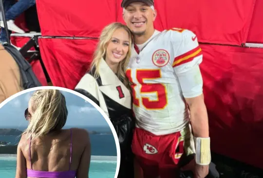 La esposa de Patrick Mahomes posó en la revista de trajes de baño de Sports Illustrated.