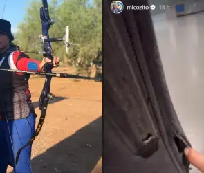 Alejandra Valencia exhibe a aerolínea por maltratar arco con el que compite