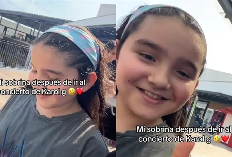 Ni&ntilde;a imita a Karol G y se vuelve viral por lo bien que lo hace (VIDEO)