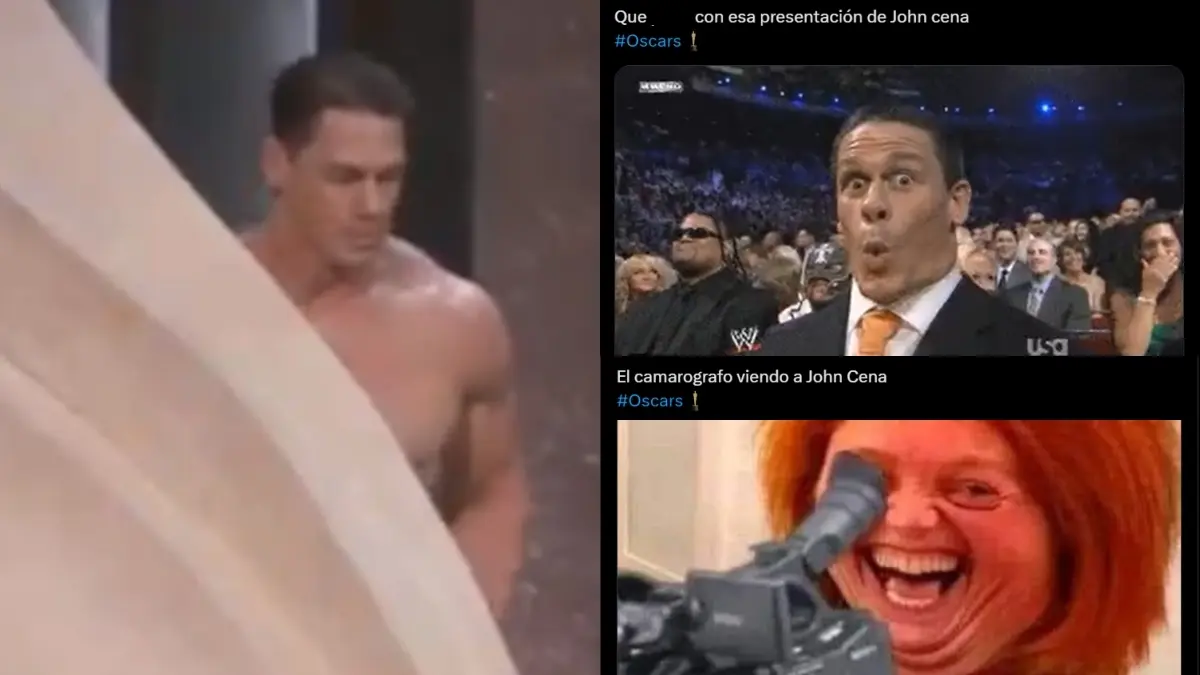 John Cena se hizo viral en la ceremonia de los Oscar 2024 al presentar completamente desnudo la categor&iacute;a de 'Mejor Vestuario'.