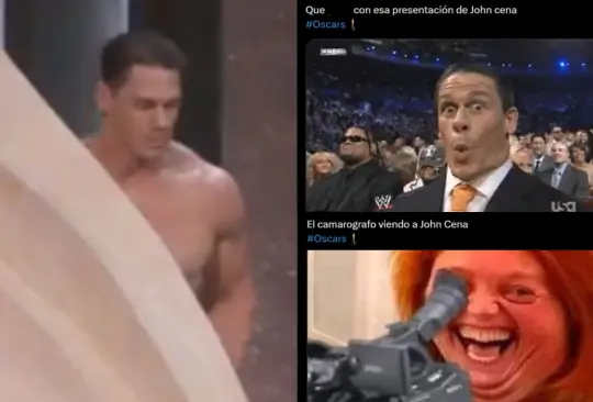 John Cena se hizo viral en la ceremonia de los Oscar 2024 al presentar completamente desnudo la categoría de Mejor Vestuario.