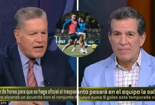 Javier Alarcón y Ricardo Peláez celebraron que Jonathan Cabecita Rodríguez salió del América