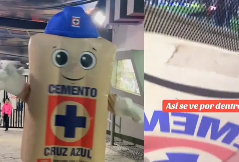El costalito de Cruz Azul se viralizó por su carisma al momento de animar los partidos. El costalito de Cruz Azul se viralizó por su carisma al momento de animar los partidos.