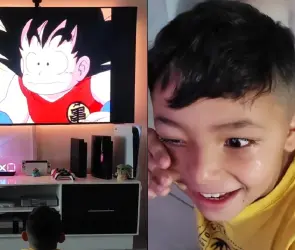 Niño llora al ver episodio de Dragon Ball por primera vez y se viraliza (VIDEO)