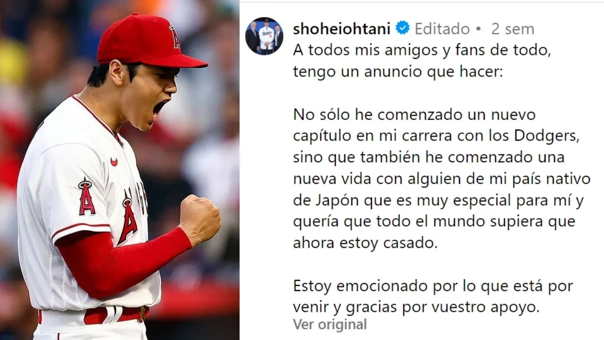 Aunque el pelotero japonés no reveló la identidad de su esposa, ahora se sabe su nombre es Mamiko Tanaka y también está relacionada con los deportes.