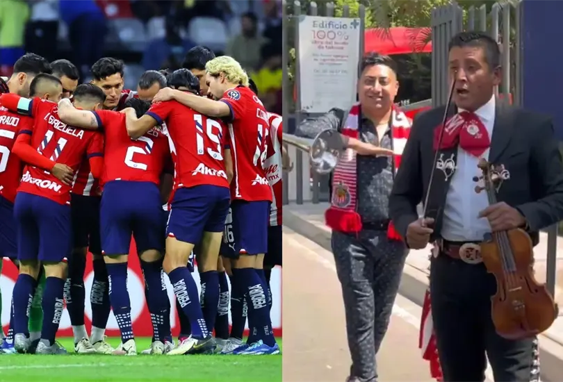 Un aficionado de Chivas le llevó serenata al equipo rojiblanco. Un aficionado de Chivas le llevó serenata al equipo rojiblanco.