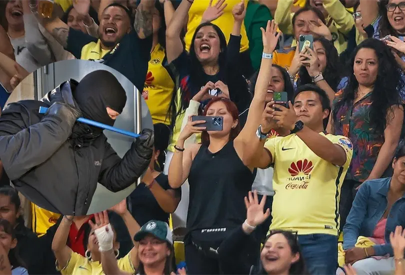 Un par de aficionados del Am&eacute;rica fueron detenidos por robo.