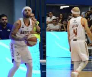 ¿Deja la música? Jesse de Jesse y Joy debuta en el básquetbol profesional (VIDEO)