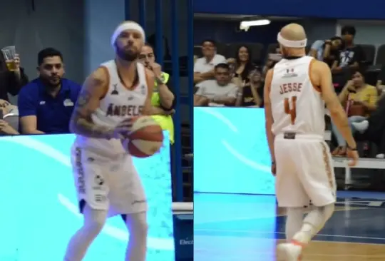 Jesse cumplió un sueño al debutar, pues el basquetbol siempre ha sido su deporte favorito.