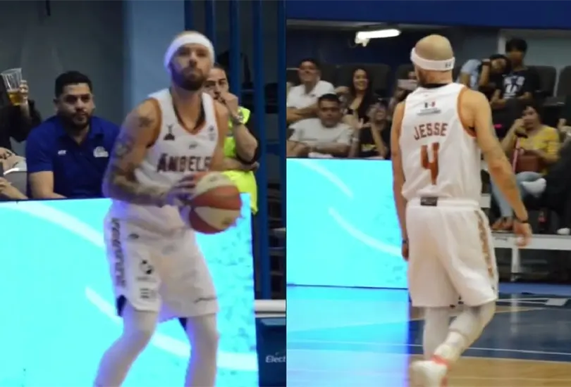 Jesse cumpli&oacute; un sue&ntilde;o al debutar, pues el basquetbol siempre ha sido su deporte favorito.