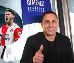 Santiago Giménez regañó al Chaco por contar detalles sobre su futuro