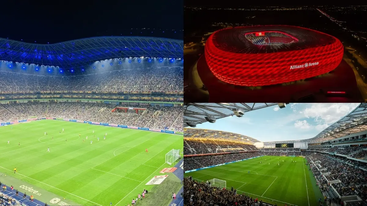 En el mundo hay varios estadios que cuentan con nombres comerciales, esto debido a temas económicos que benefician al club en turno y que son respaldados por un contrato de cierta duración.