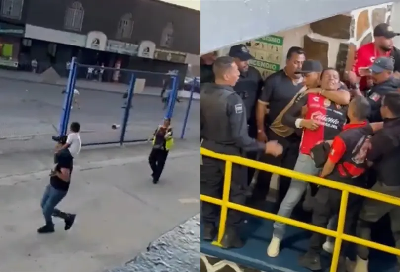 Afición de Atlas y Rayados protagonizan pelea tras el partido en el ...