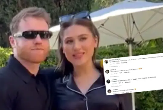 La esposa de Canelo Álvarez fue criticada.