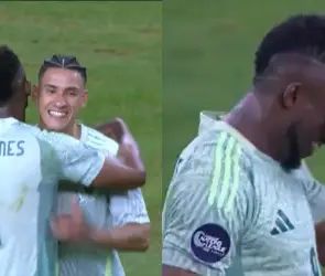La reacción de Julián Quiñones tras conseguir su primer gol con Selección Mexicana (VIDEO)