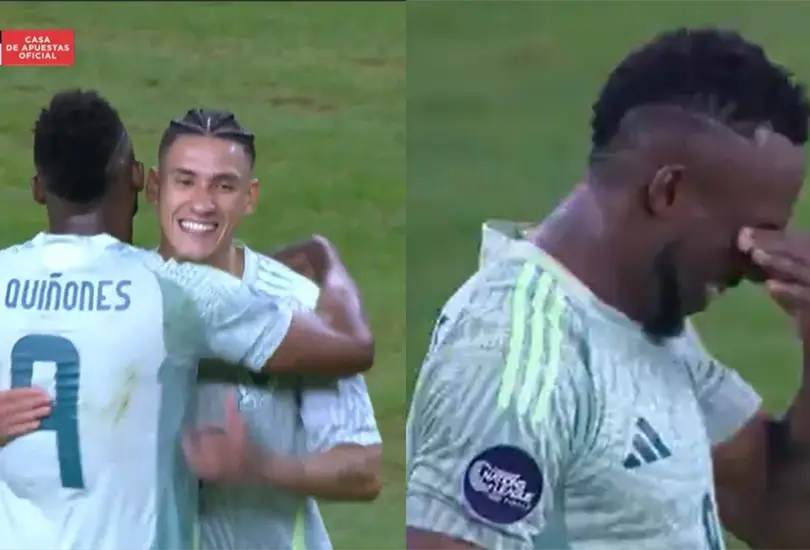 Juli&aacute;n Qui&ntilde;ones marc&oacute; su primer gol con Selecci&oacute;n Mexicana.