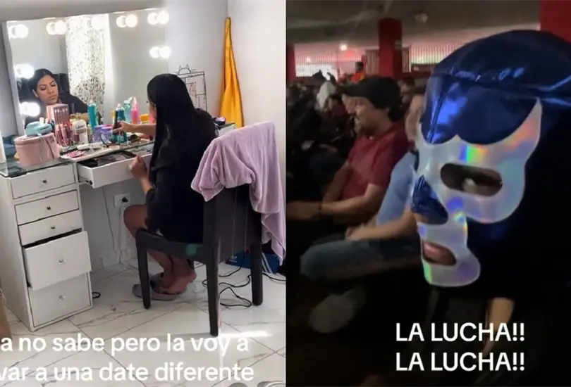 Sin duda la idea de ir a las luchas era completamente inesperada para ella. Sin duda la idea de ir a las luchas era completamente inesperada para ella.