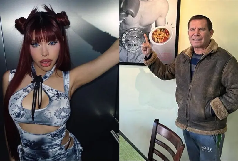 La influencer fue captada junto al exboxeador en plena cena, lo que gener&oacute; especulaciones sobre el encuentro.
