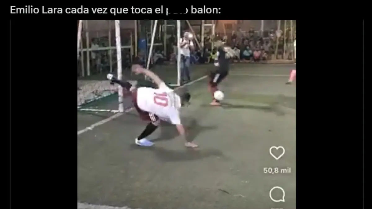 Emilio Lara es víctima de burlas y memes por su poca técnica en el México vs Argentina Sub-23