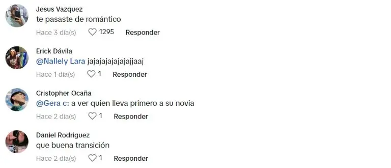 La gente tomó con humor la reacción de la novia. Captura de pantalla
