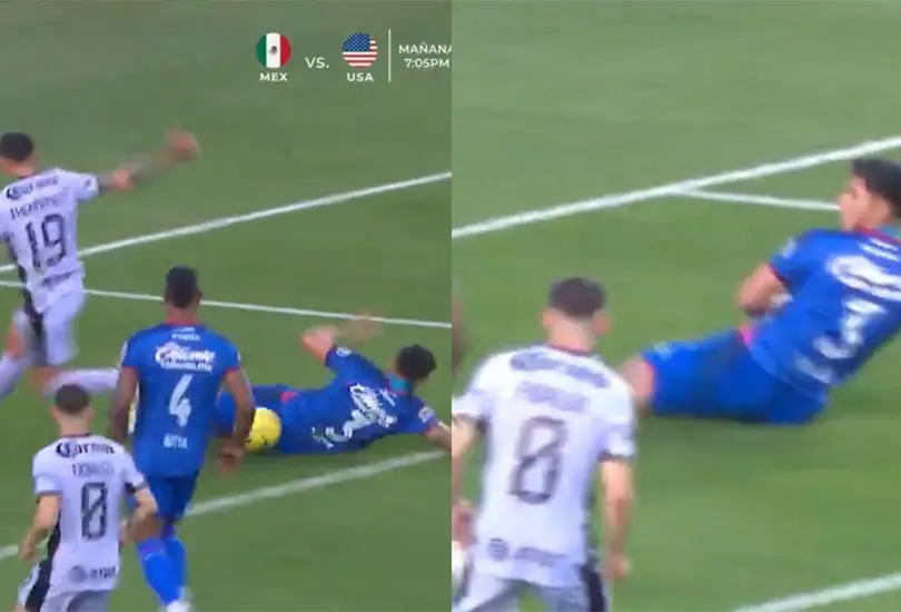 Carlos Salcedo nuevamente ha sido atacado por la afici&oacute;n de Cruz Azul.