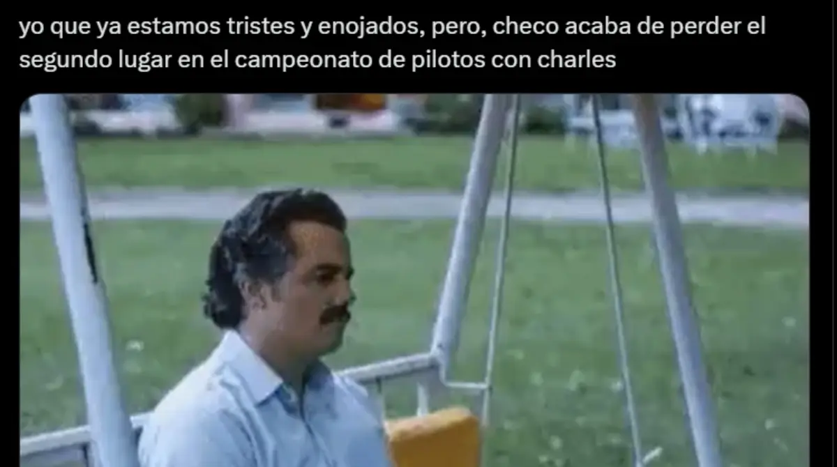 'Checo' Pérez es víctima de los memes tras no aprovechar el abandono de Verstappen