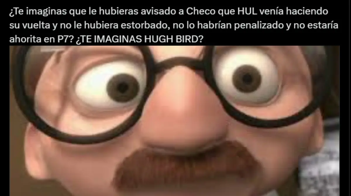 'Checo' Pérez es víctima de los memes tras no aprovechar el abandono de Verstappen