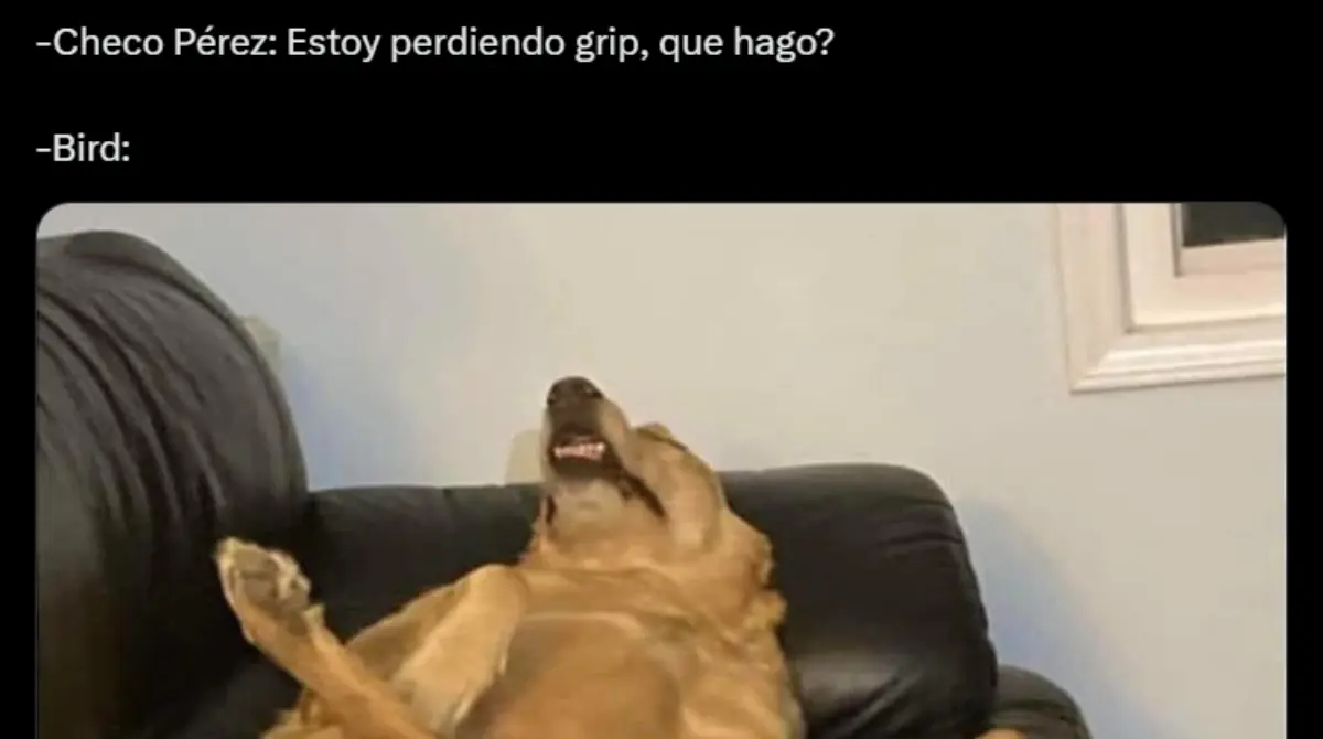 'Checo' Pérez es víctima de los memes tras no aprovechar el abandono de Verstappen