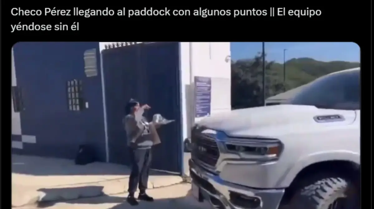 'Checo' Pérez es víctima de los memes tras no aprovechar el abandono de Verstappen