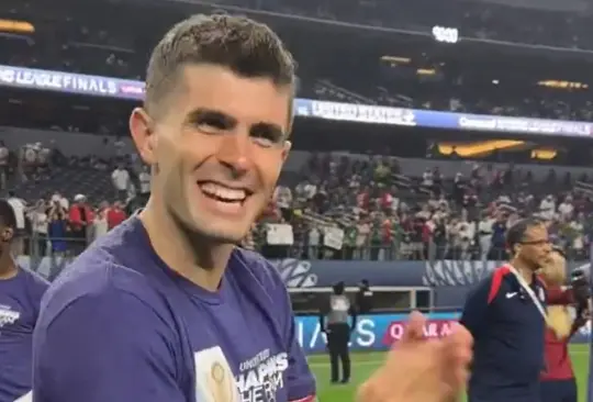 Christian Pulisic se burló de la Selección Mexicana tras vencerla en la Final de la Nations League.