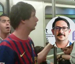 Messi del metro revela su identidad y asegura que buscará un cargo político