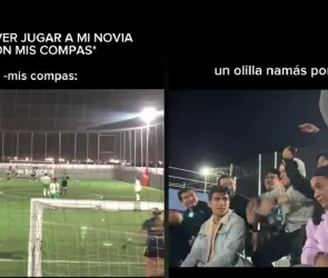 Equipo femenil amateur se vuelve viral por reacciones de su porra en la cancha (VIDEO)